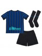Inter Milan Hjemmedraktsett Barn 2025-26 Korte ermer (+ bukser)